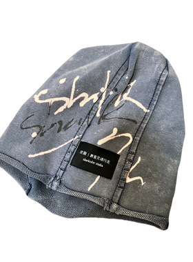 【sharkcolor】remake vintage美式泼墨水洗做旧堆堆帽冷帽