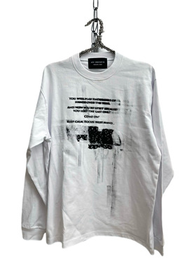 【sharkcolor】扑克系列/筹码印花长袖T恤小领口重磅纯棉打底衫