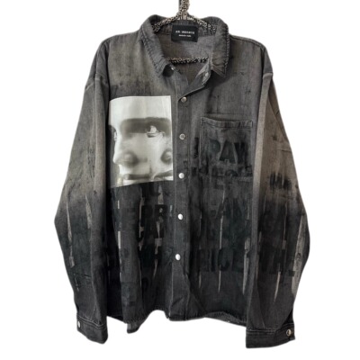 vintage复古牛仔衬衫外套