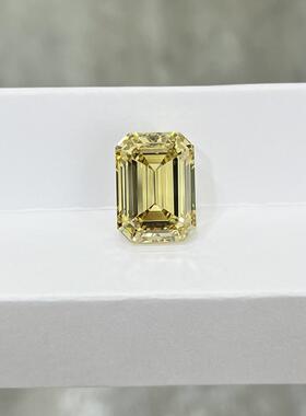 先恩尼 22ct FDBY VVS1 高净度gia祖母绿切冰糖黄钻 定金