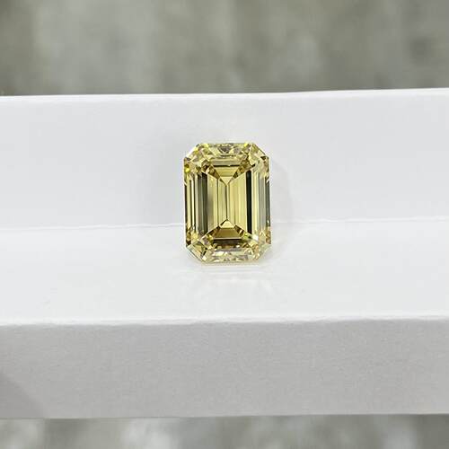 先恩尼 22ct FDBY VVS1 高净度gia祖母绿切冰糖黄钻 定金
