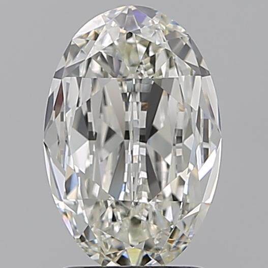 1.58ct I VVS1椭圆切工鸽子蛋 gia天然钻石非人工igi实验