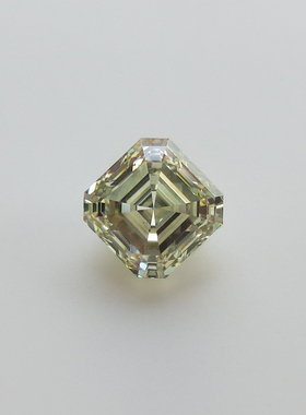 1 FLg SI1 灰色钻石 GIA皇家阿瑟切 上丁方形钻