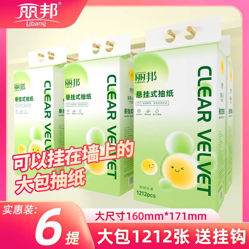 丽邦悬挂式抽纸303抽卫生纸