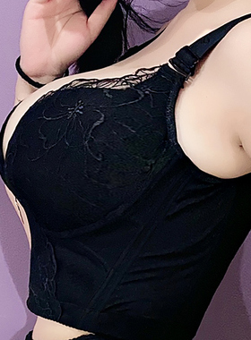 大码内衣女薄款大胸文胸聚拢收副乳外扩胸型胸罩无钢托蕾丝全杯
