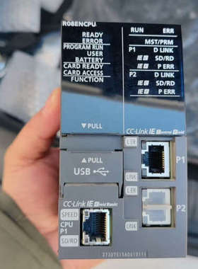 议价-三菱R08ENCPU，R系列cpu主机，功能完好实物如图，有