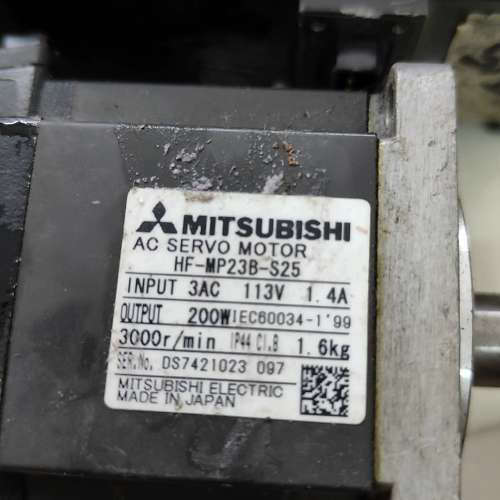 议价-出售一台三菱AC伺服电机，型号为HF-MP23B-S25拆机