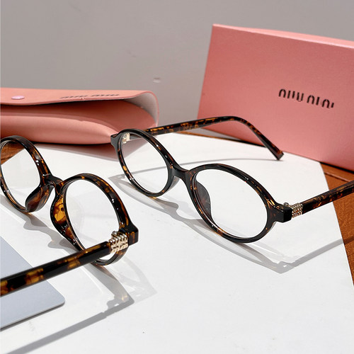 张元英同款书呆子玳瑁色眼镜架