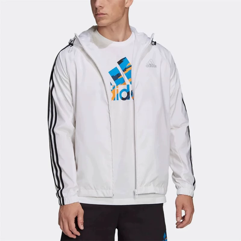 Худи Adidas, спортивная толстовка с длинным рукавом, ветронепродувная куртка для отдыха, плащ-пальто