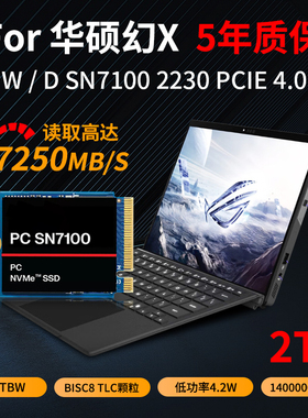 WD/西部数据 SSD SN7100 2230固态硬盘2T适用华硕幻X 微星掌机 11
