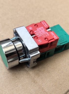 银点自复位按钮开关XB2-BE101/102绿色红色22mm常开常闭