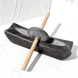 【五蕴天香】石碾工具青石材质30cm*8cm*6cm重约3.5kg