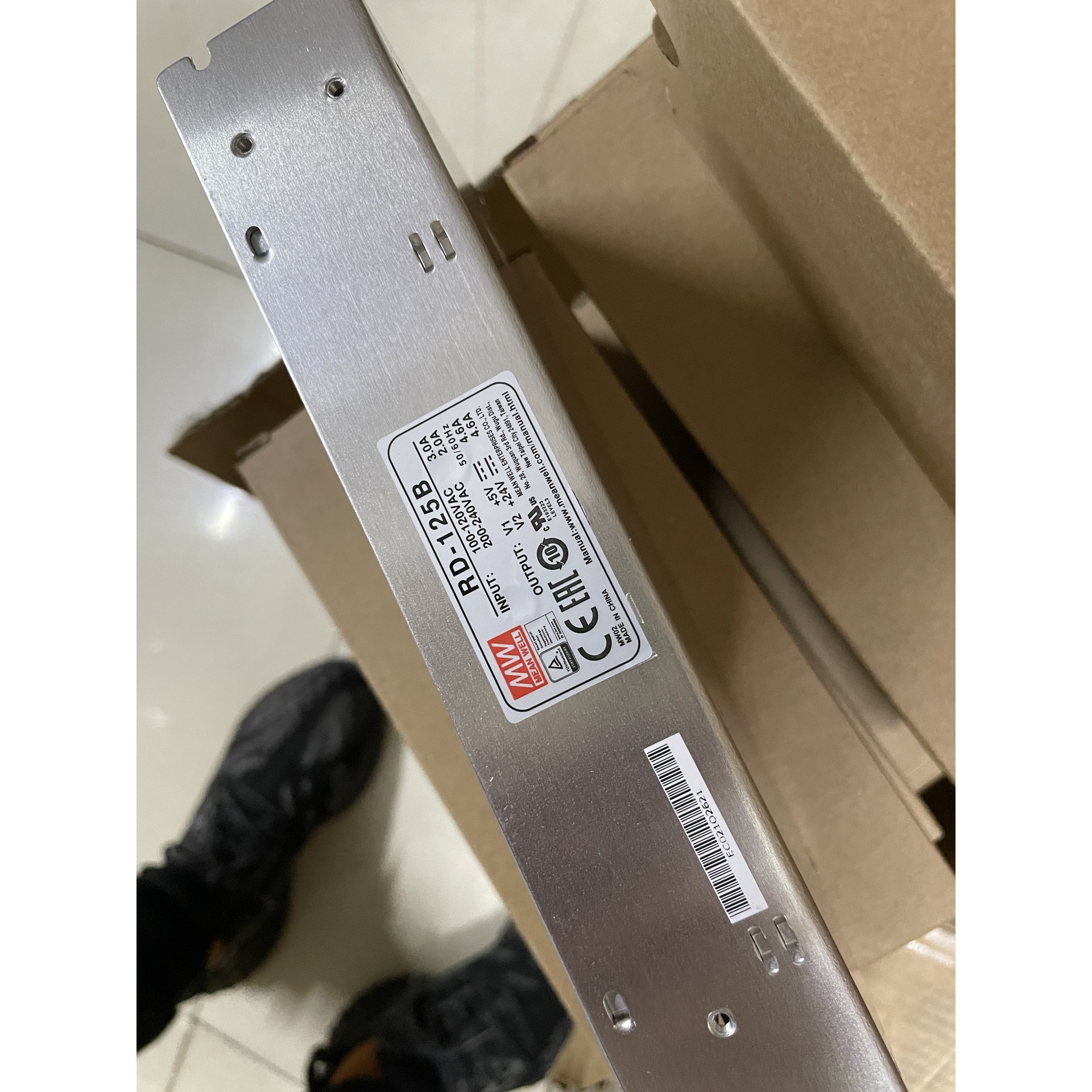 (议价)RD-125B 明纬双路输出开关电源 保证全新正品 询价