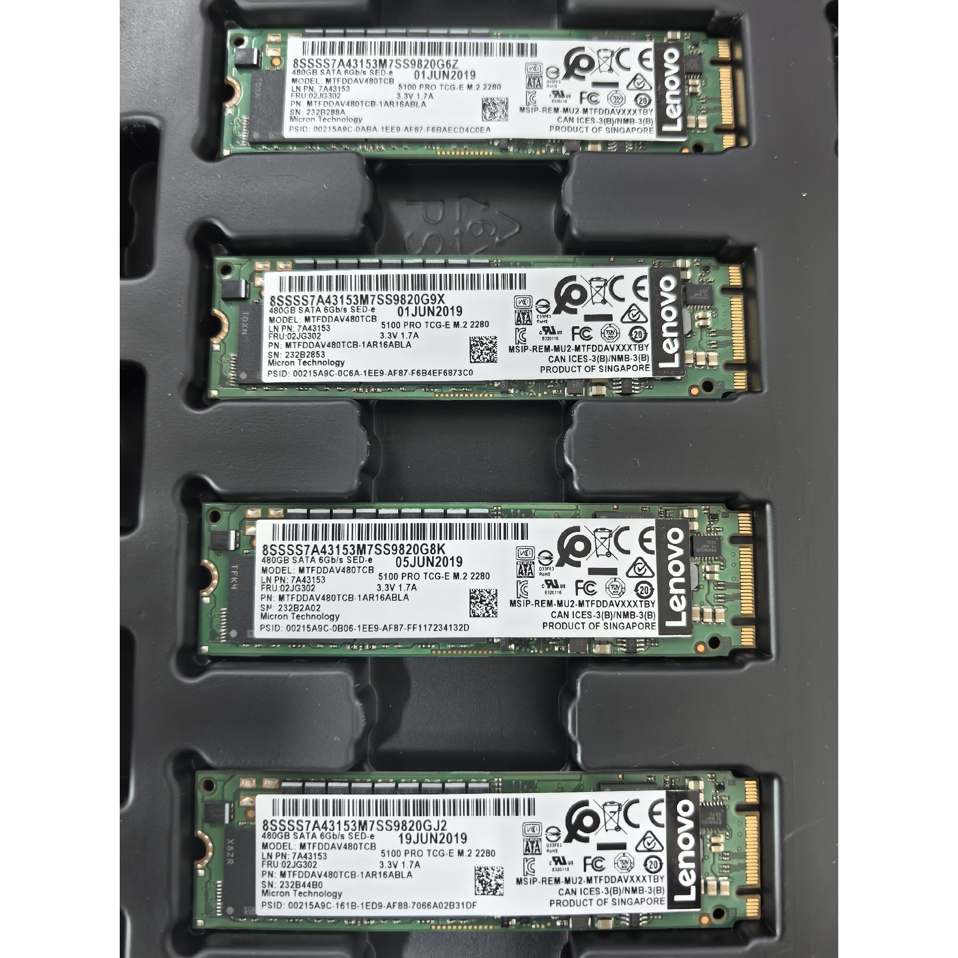 (议价)镁光5100PRO 480G M.2 NGFF 2280企业固态询价