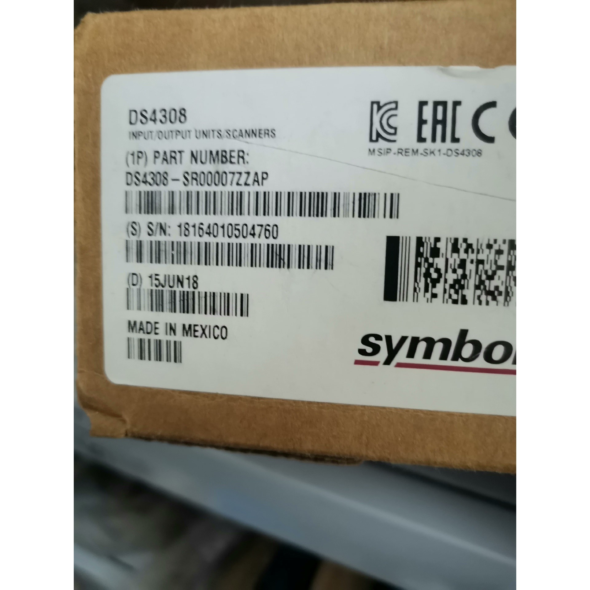 (议价)全新原装讯宝DS4308-SR00007ZZAP  扫描枪询价