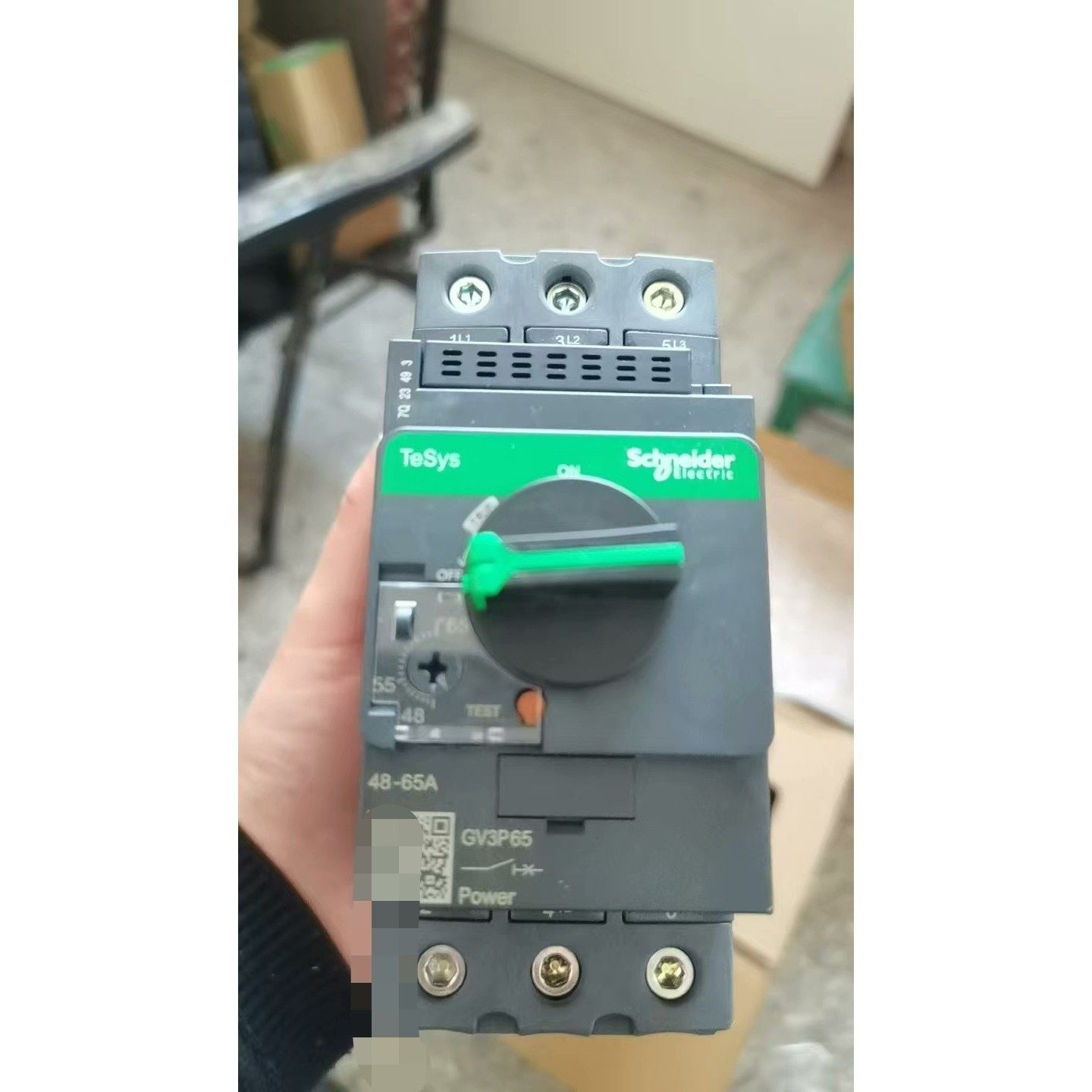 (议价)施耐德GV3P65电动机断路器,全新正品一次未用,未接过线,询