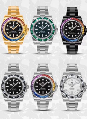 BAPE TYPE1 BAPEX CRYSTAL STONE男款机械防水不锈钢多巴胺手表