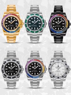 BAPE TYPE1 BAPEX CRYSTAL STONE男款机械防水不锈钢多巴胺手表