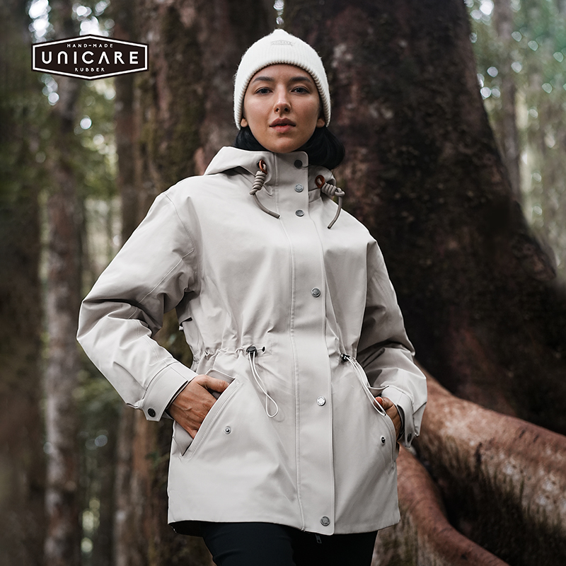 UNICARE秋冬御寒外套高端保暖棉服 防水防风冲锋衣一衣两穿可拆卸