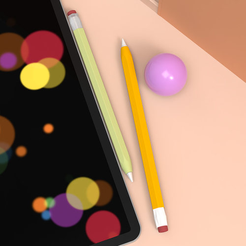 铅笔造型混色笔套苹果pencil1/2