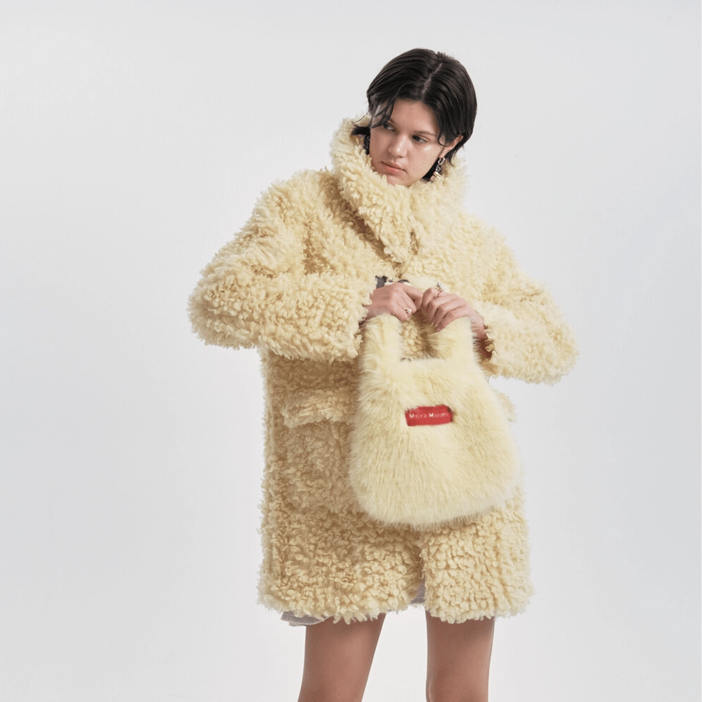 MereMiemie小狐狸奶绒包包