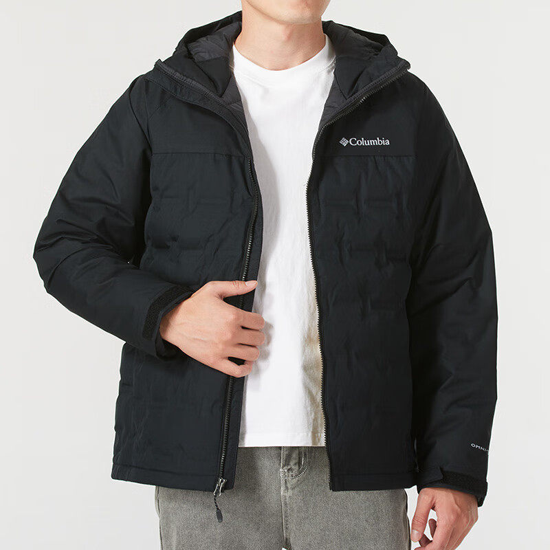 哥伦比亚金点热能650蓬羽绒服男