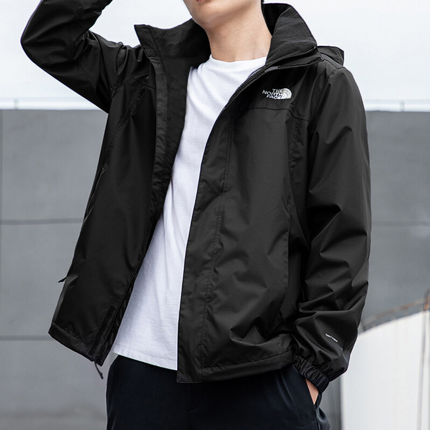 TheNorthFace北面冲锋衣男2026春夏新款户外防水防风潮牌单层外套