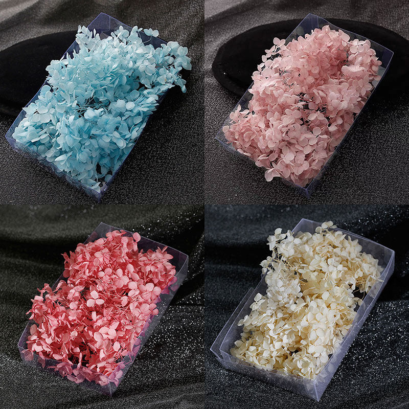 满天星干花永生花手工DIY头饰新娘头花花仙子造型多色散装发饰