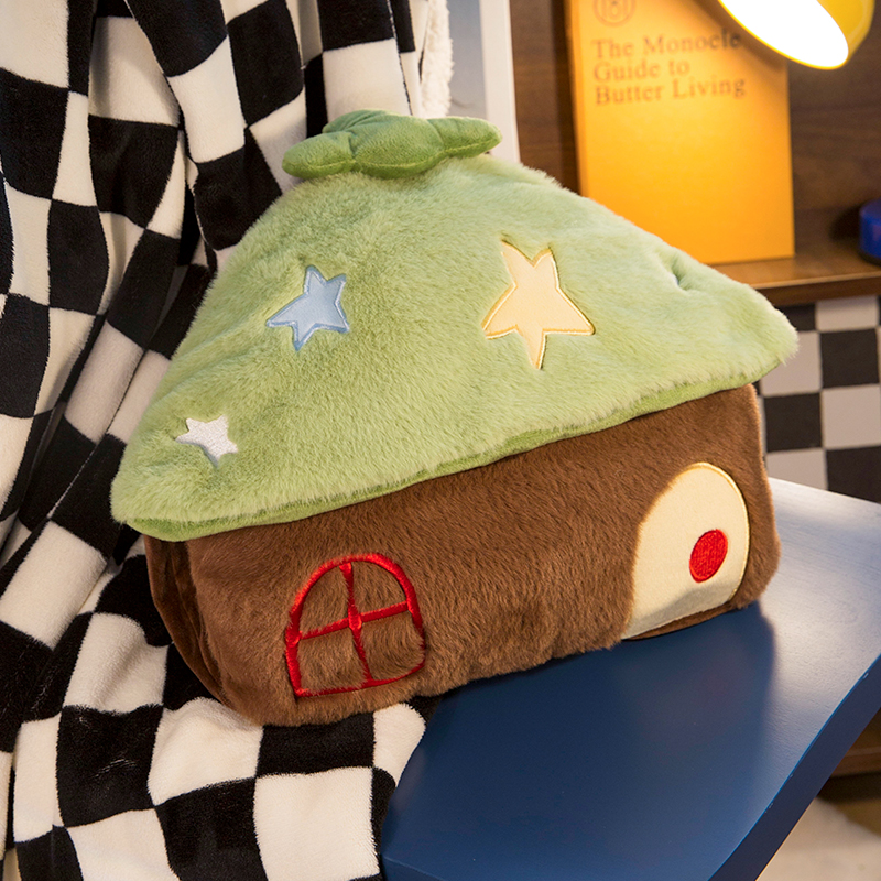 学生宿舍暖水袋毛绒小房子造型保暖充电式电暖袋正品防爆热水袋