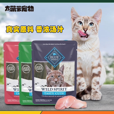 蓝挚原野精灵零食餐包猫补水湿粮