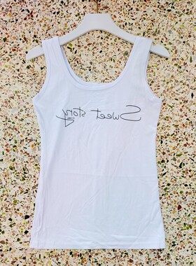 清仓特价C3261白色背心女款打底外穿舒适不透夏【全店任3件包邮】