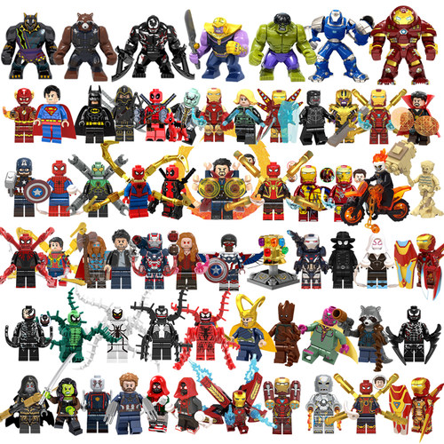 超级英雄积木人仔漫威复仇者联盟
