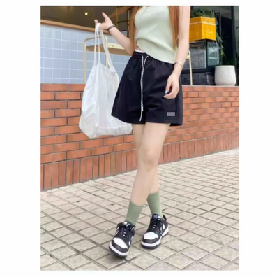 一号童品社 2691刺绣高腰休闲五分裤【B75】