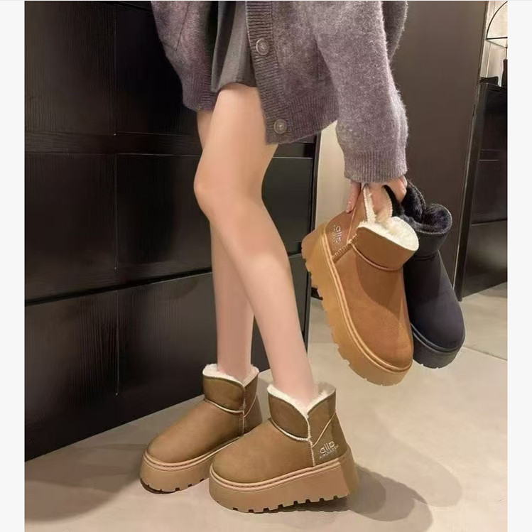 一号童品社    Y-5雪地靴皮面厚底靴子,女鞋,马丁靴,淘宝优惠券,粉丝福利购,淘宝优惠卷