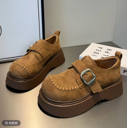 一号童品社 9725厚底复古勃肯鞋女【Q98】