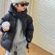 Q20 一号童品社 儿童黑金防寒服 哑光亮面随机