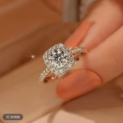 一号童品社 满天星小方糖戒指【K17】