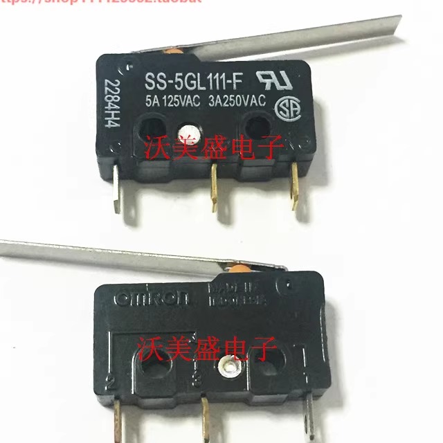 SS-5GL111-F 原装全新欧姆龙OMRON 微动开关 长柄 长摆杆型