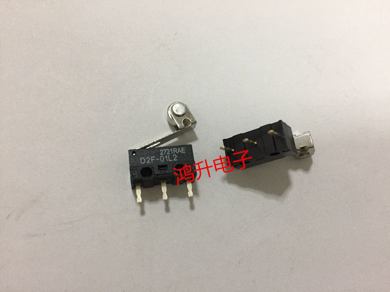 原装全新欧姆龙OMRON D2F-01L2  微动开关 滚珠摆杆