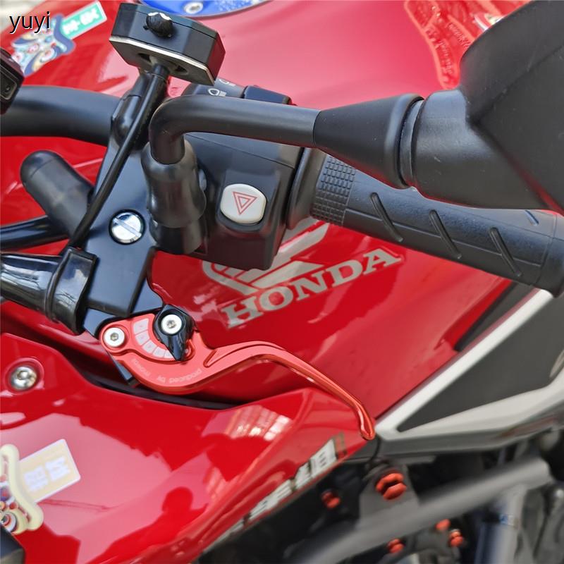 适用本田CB400F CB400X 21-22年改装两指竞技刹车牛角车手把离合