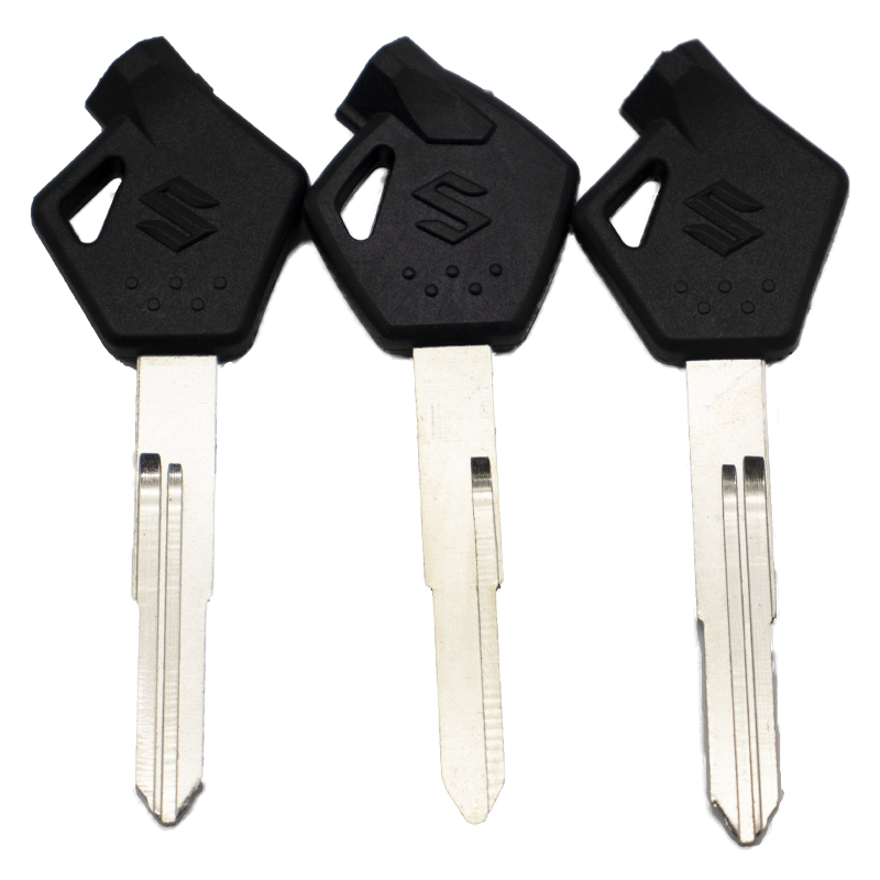 适用铃木丽至轻骑优友UY125 UU小海豚带磁石 改装摩托车钥匙胚/柄