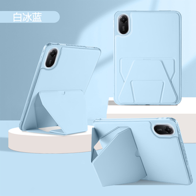 ibrave适用于红米Pad2保护套2025新款11英寸亚克力一体折叠支架redmipad2气囊全包防摔横竖支撑平板壳