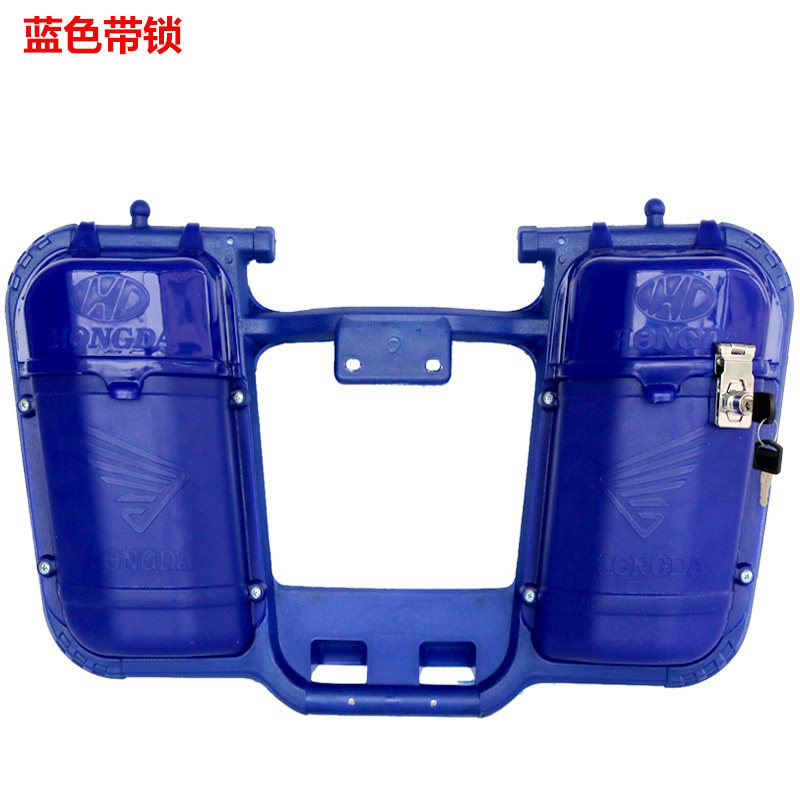 防盗 摩托车保险杠 摩托车护杠 置物箱 骑士车125保险杠前护杠