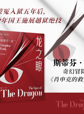 正版书籍 龙之眼 斯蒂芬金作品系列 少年版肖申克的救赎 讲述心怀希望永不放弃的成长奇迹 越狱故事家庭故事 人民文学出版社