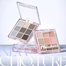 稚优泉九色综合眼影盘丝绒哑光透闪珠光一盘满足多种妆容礼物正品