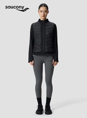 Saucony索康尼2026秋冬新款女子跑步系列不臃肿三合一外套棉服