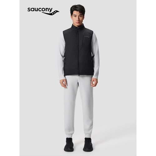 Saucony索康尼2026秋冬新款男子1898系列通勤轻薄保暖羽绒马甲