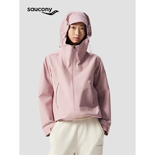 Saucony索康尼女子都市生活舒适跑步训练透气梭织外套
