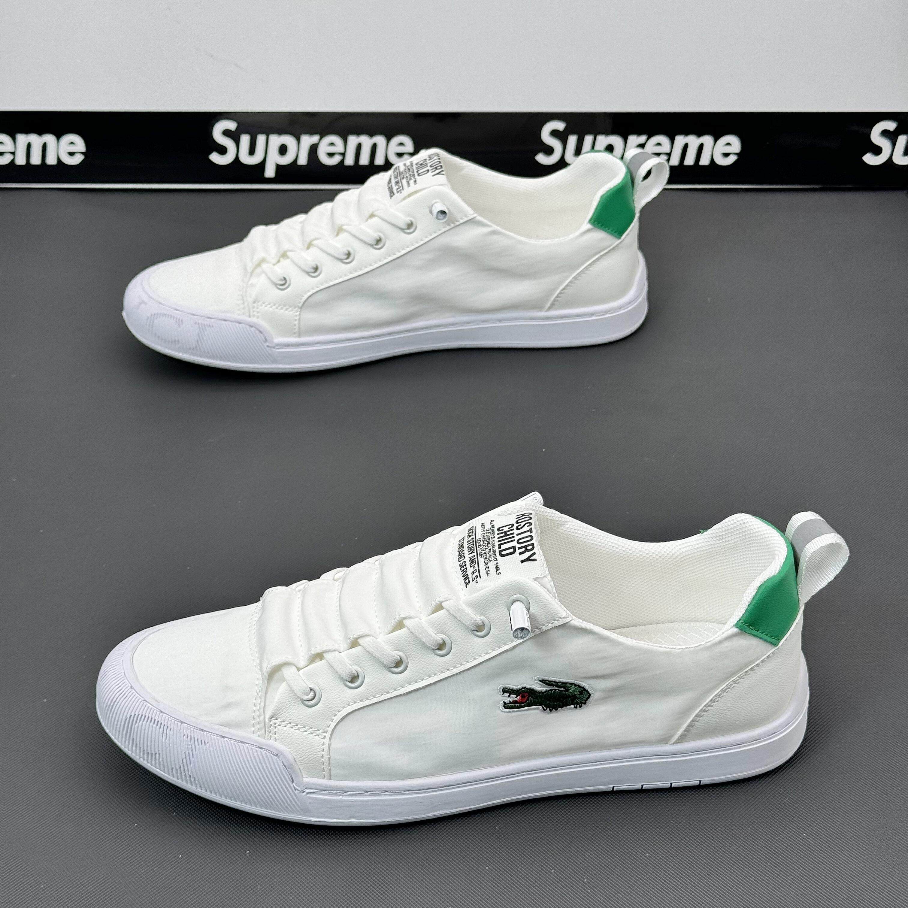 欧洲站男鞋2025夏季冰丝透气布鞋精神小伙潮流百搭刺绣休闲小白鞋,流行男鞋,休闲板鞋,淘宝优惠券,粉丝福利购,淘宝优惠卷