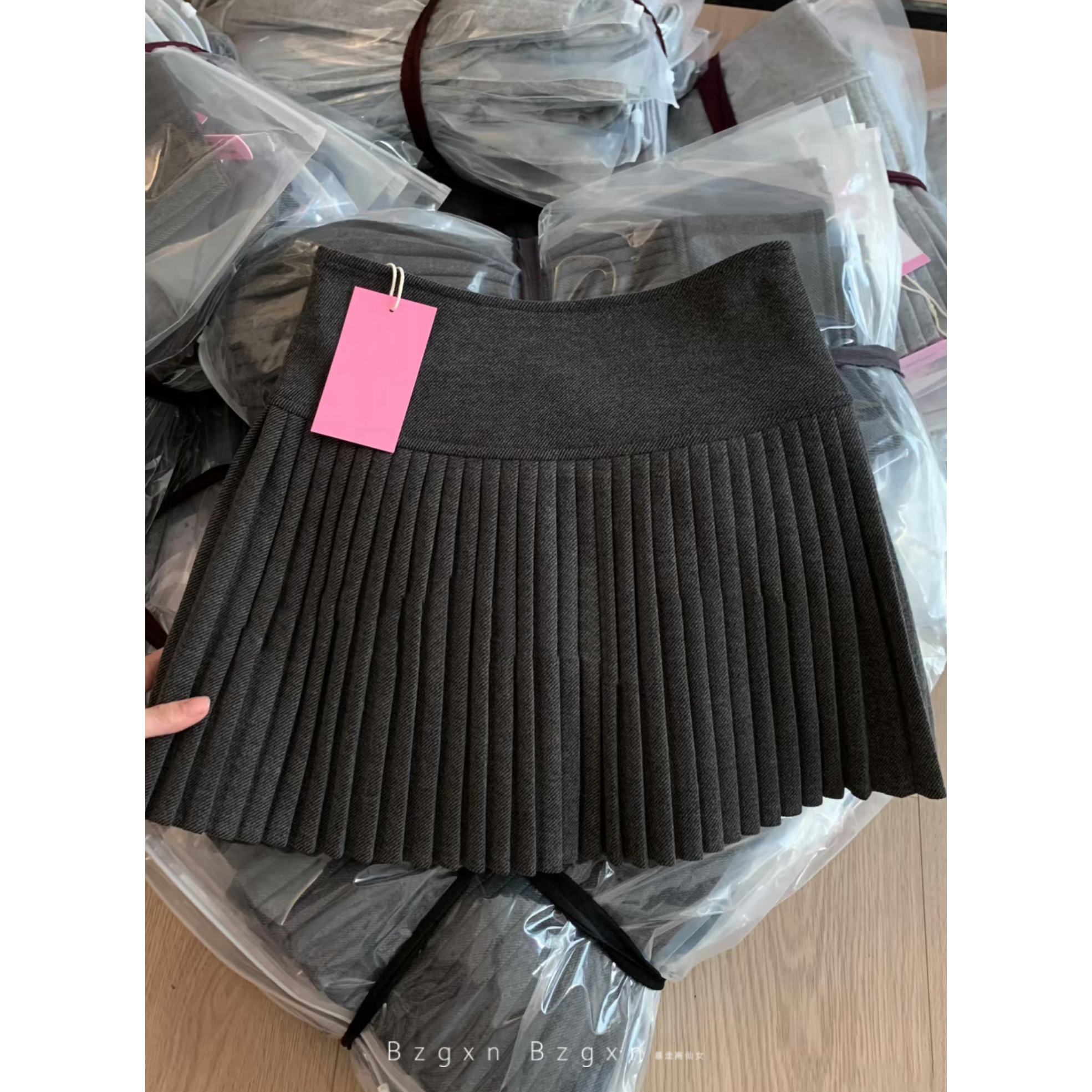 【送运费险】日系百褶毛呢半身裙